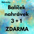 Balíček nahrávek 3+1